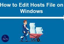 ویرایش فایل hosts