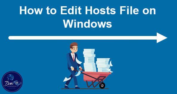 ویرایش فایل hosts